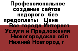 Профессиональное создание сайтов, недорого, без предоплаты › Цена ­ 5 000 - Все города Интернет » Услуги и Предложения   . Нижегородская обл.,Нижний Новгород г.